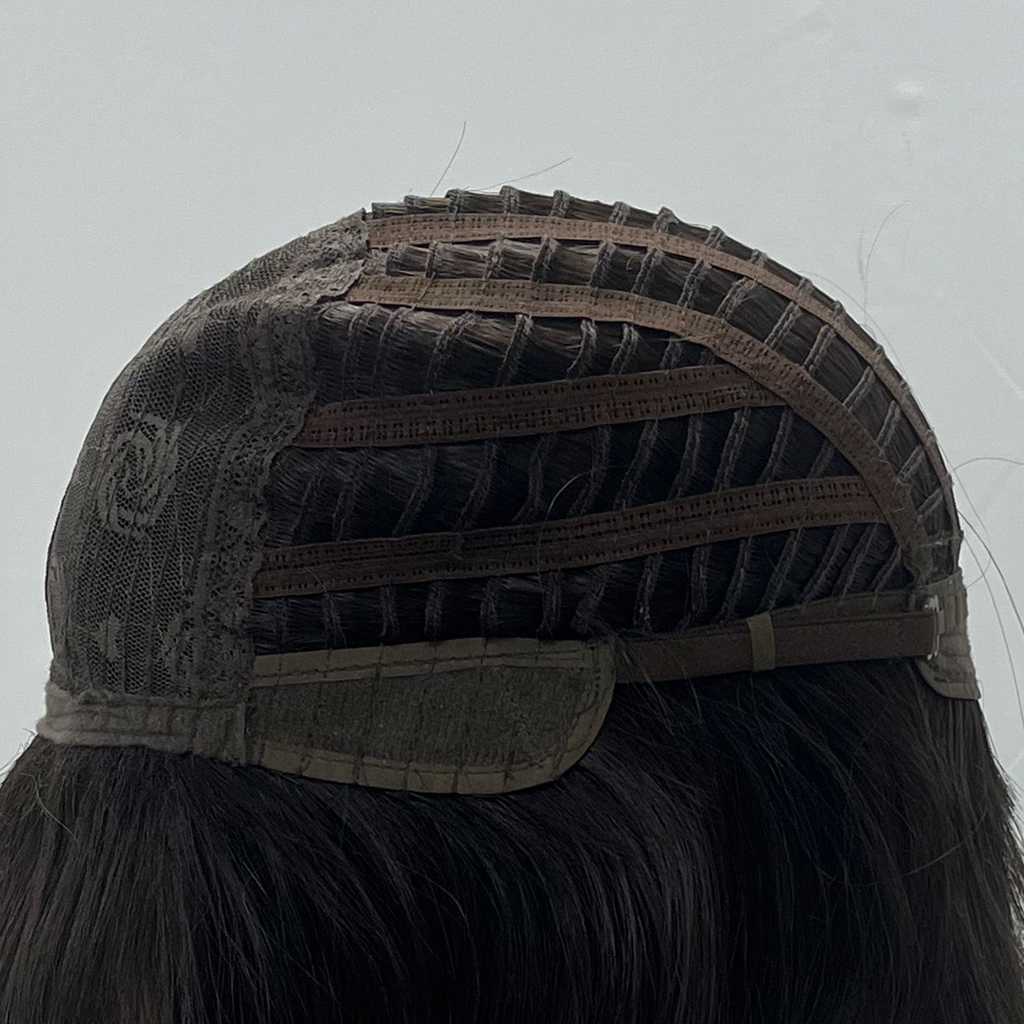 UBeauty Peluca Negra Natural 45CM, Con Corte En Capas,Apto para herramientas de calor