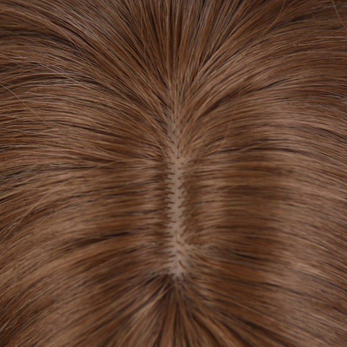 UBeauty Peluca Larga Ondulada Con Flequillo Color Rubio Cenizo Con Mechas Platino 66CM Fibra Sintética Resistente Al Calor Para Mujer